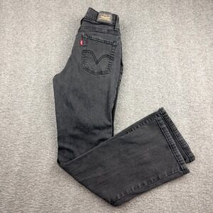 Levi's 512 Perfectly Slimming Bootcut Jeans Women's 4P Medium Washed Black Denim